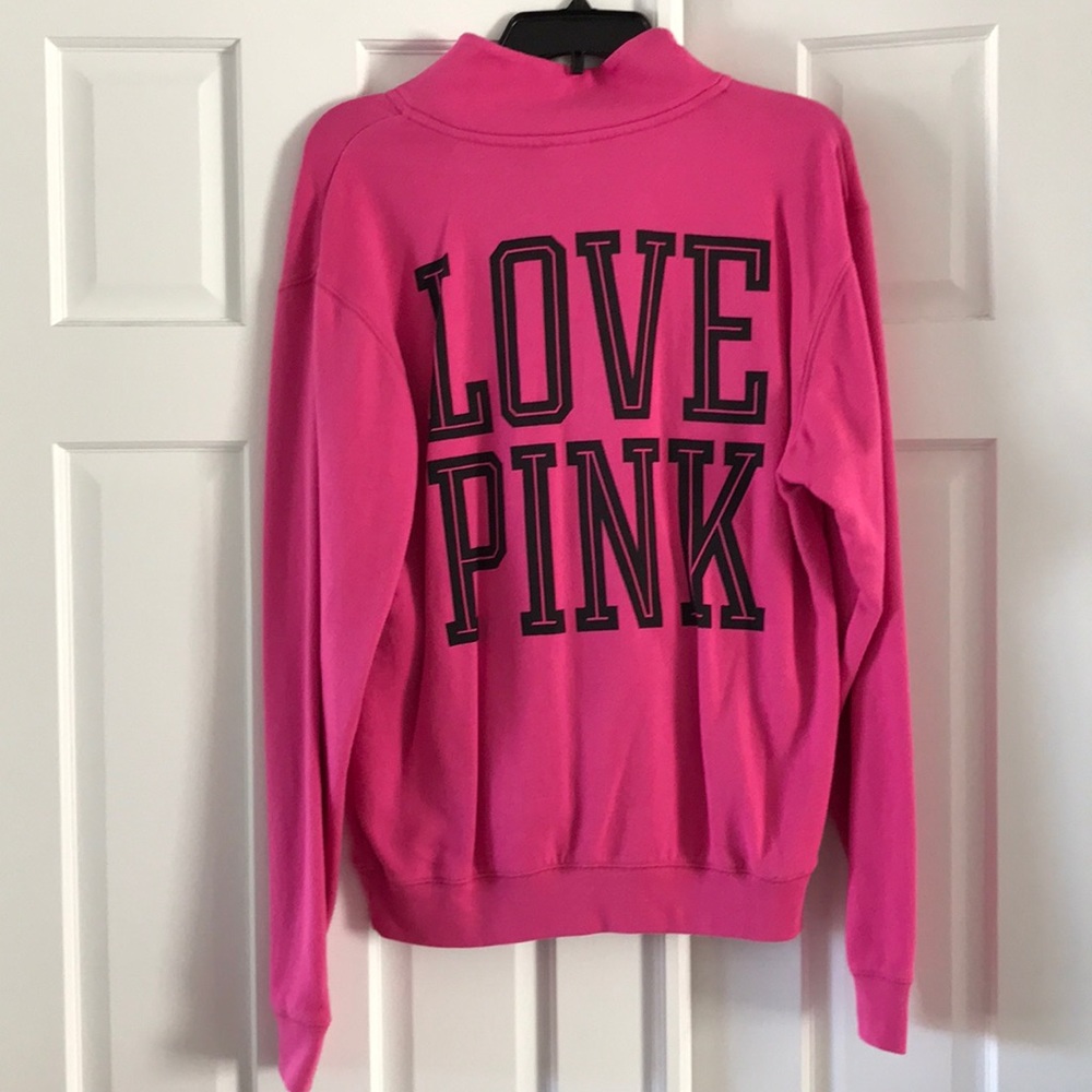 Victoria’s Secret PINK Quarter Zip Sweatshirt - Picture 3 of 3